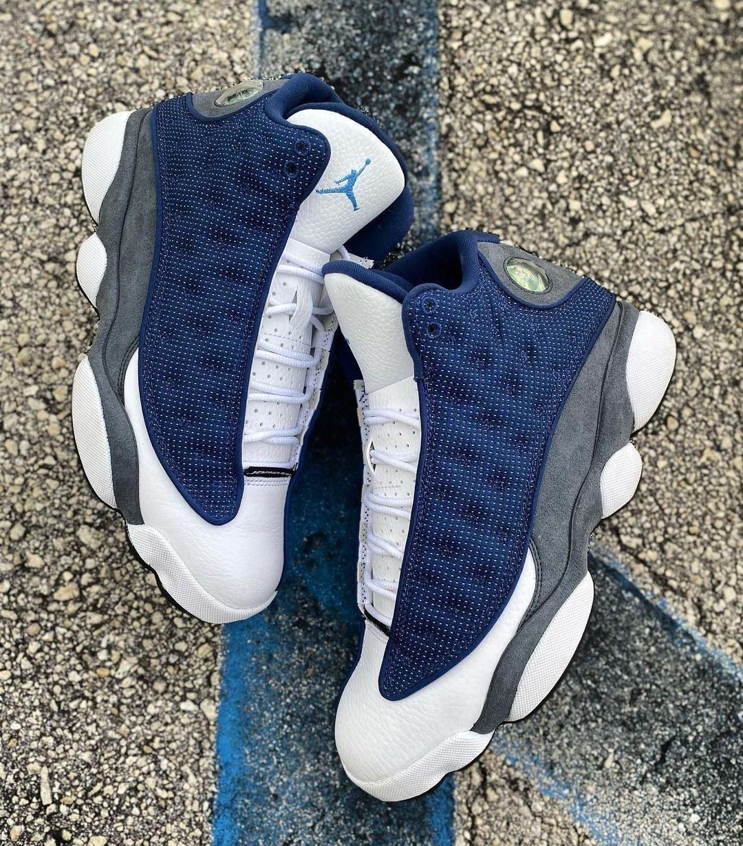 JORDAN RETRO 13 NIÑO BLANCO AZUL TURQUIS