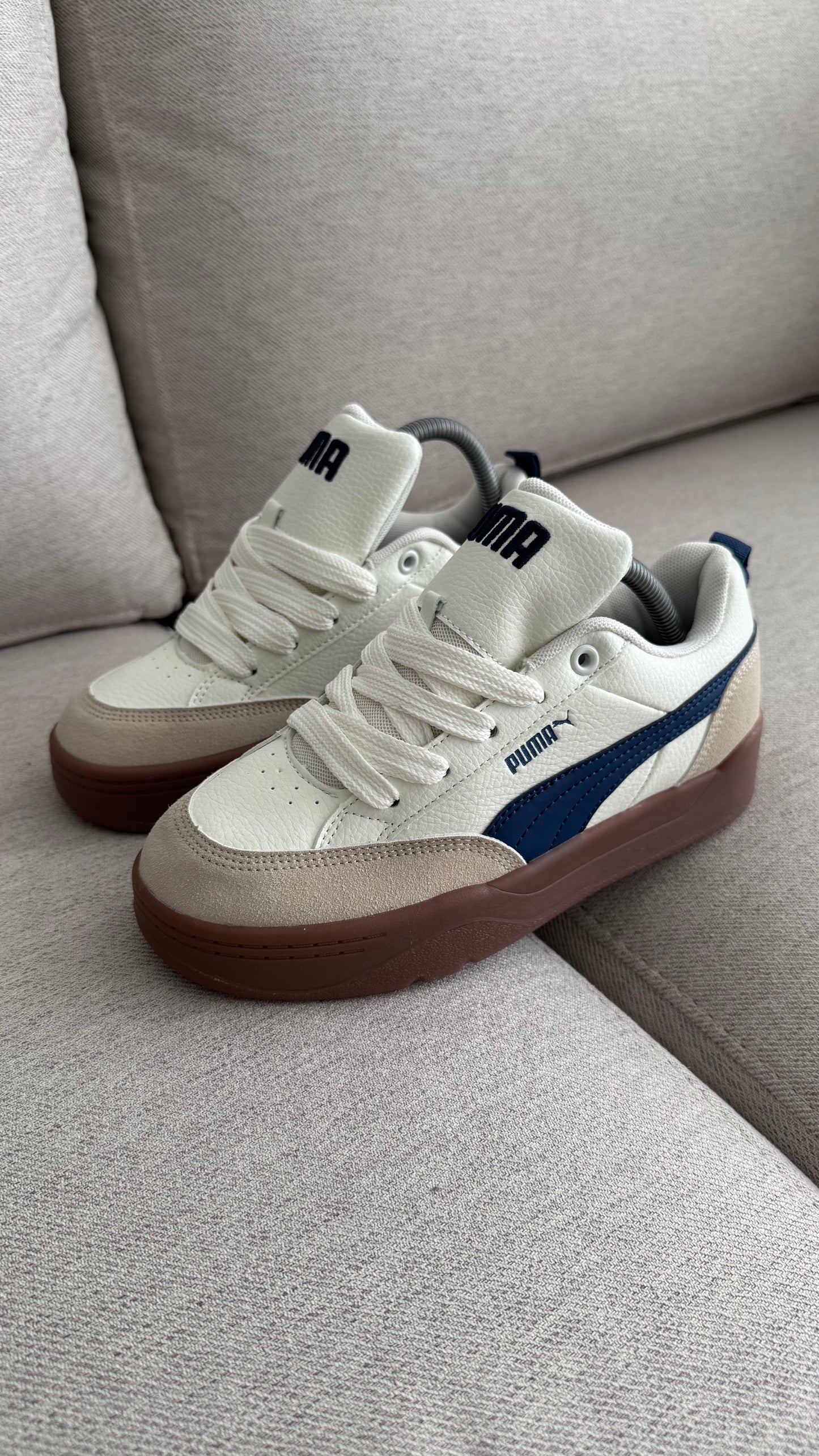 PUMA PARK BEIGE AZUL