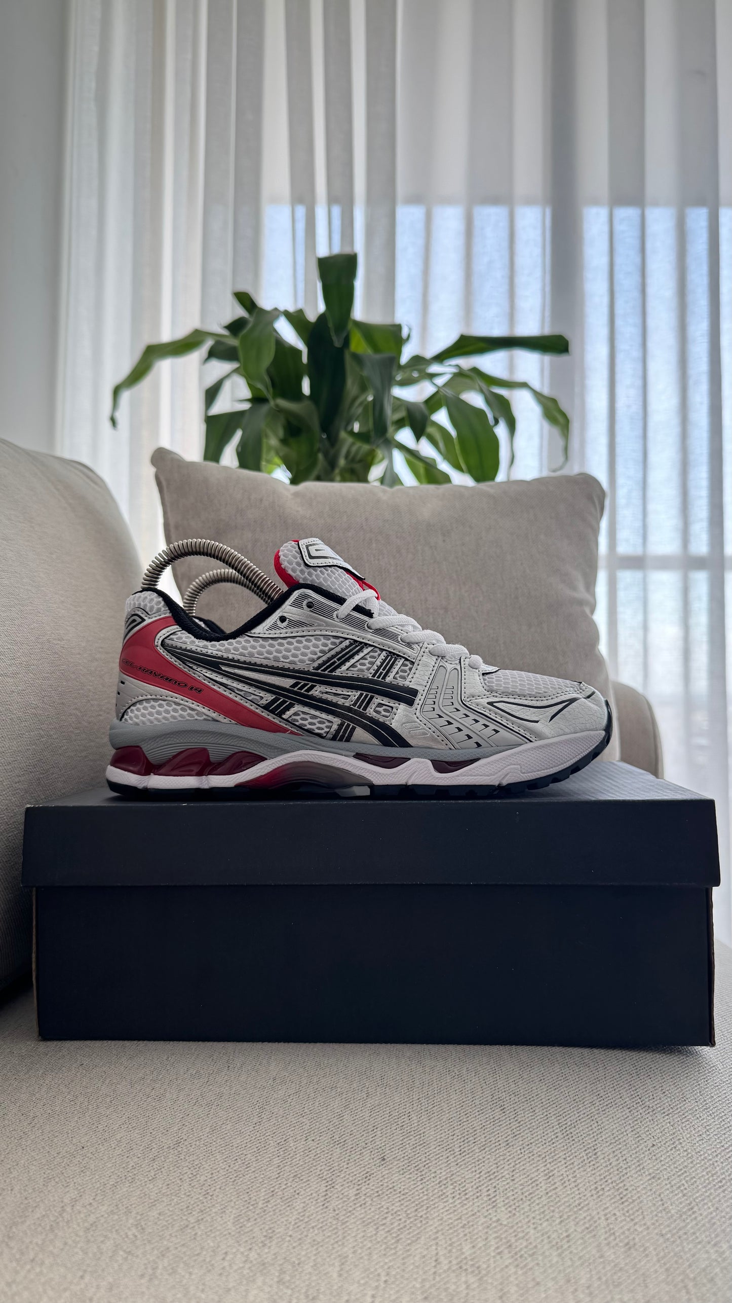 ASICS ARCANGEL PLATA ROJO