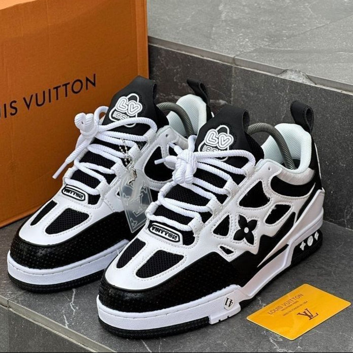 LOUIS VUITTON SKATE NEGRO BLANCO