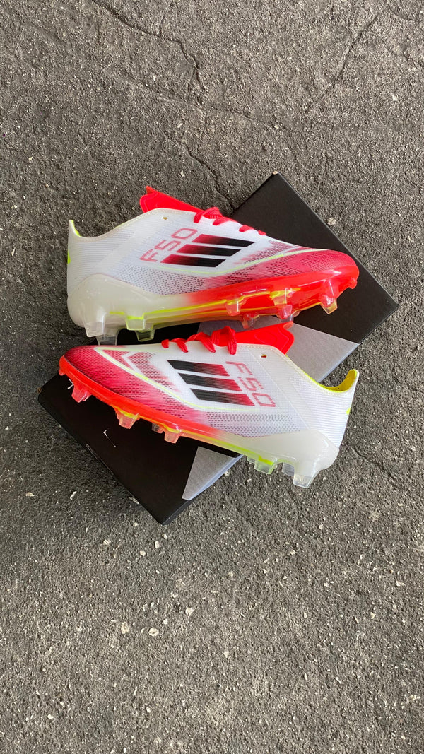 ADIDAS GUAYO F50 NIÑO BLANCO ROJO VERDE