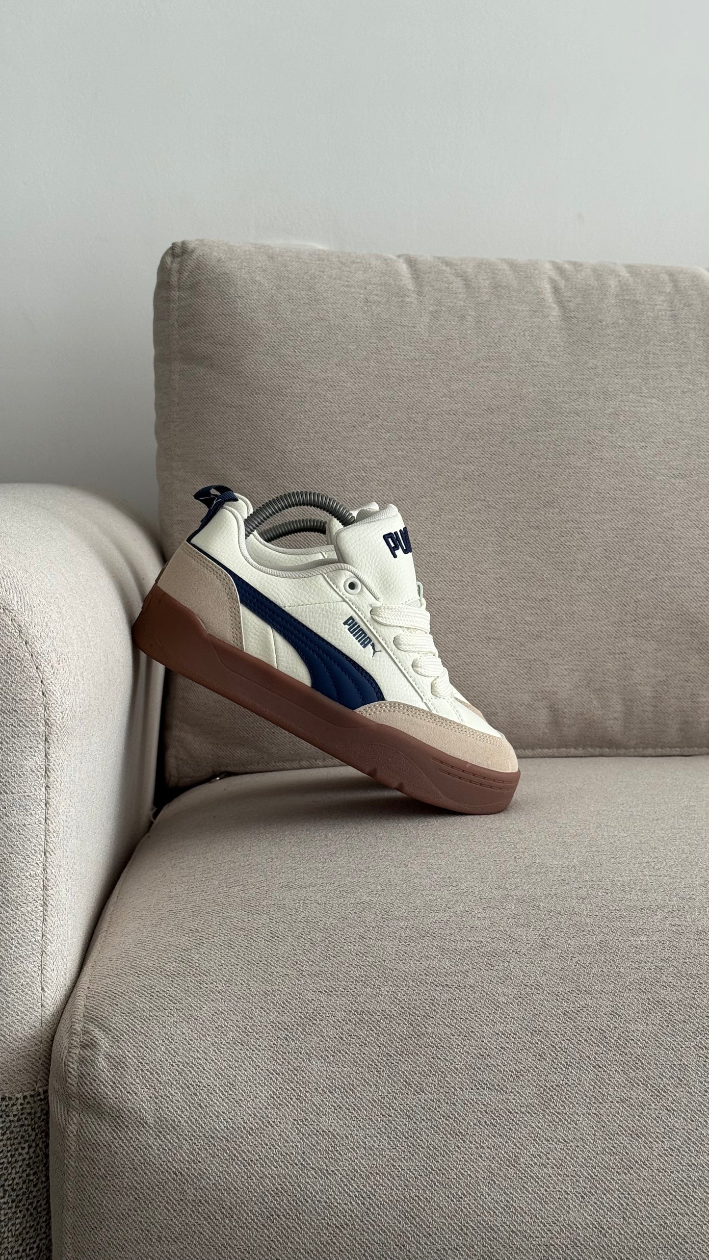 PUMA PARK BEIGE AZUL