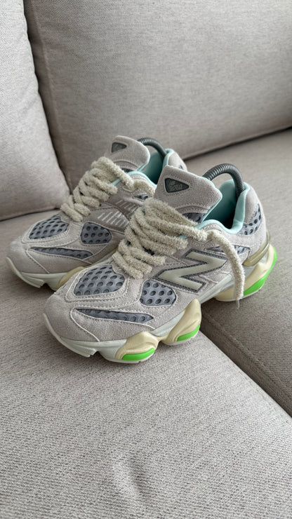 NEW BALANCE 9060 GRIS PRINT VERDE