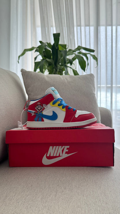 NIKE JORDAN RETRO 1 MARIO BROSS NIÑOS