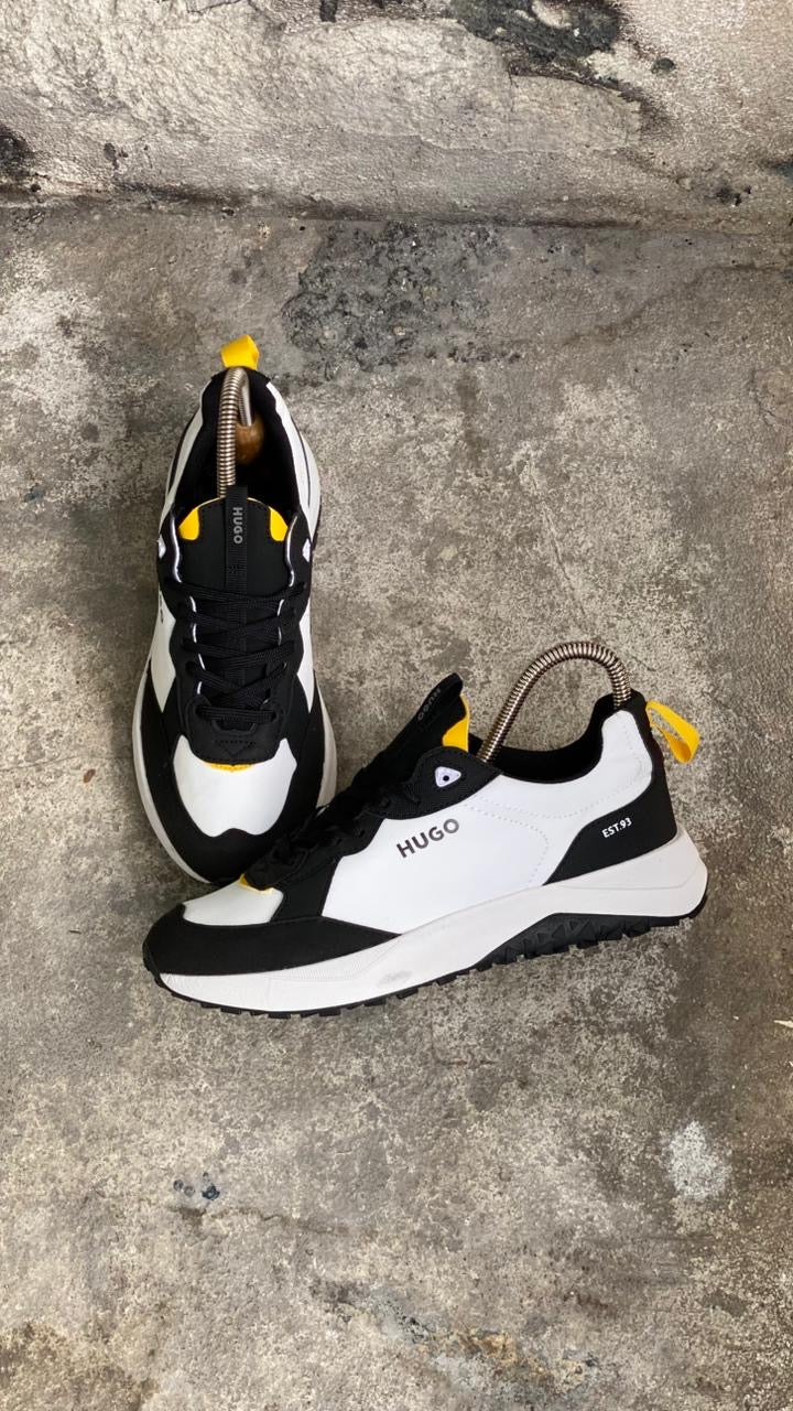 HUGO BOSS CLASICO BLANCO AMARILLO