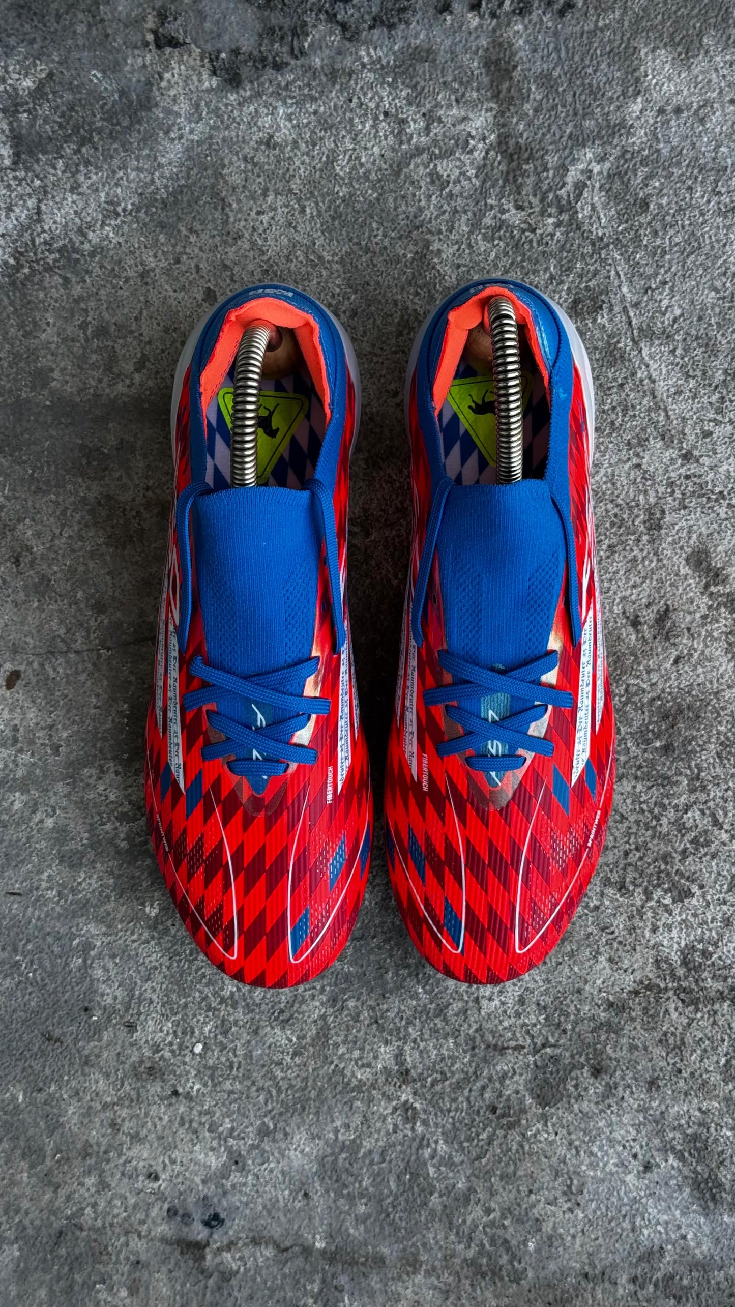 ADIDAS GUAYO F50 NARANJA AZUL