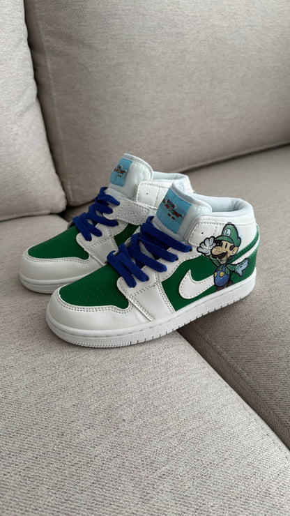 JORDAN RETRO 1 LUIGI VERDE NIÑOS