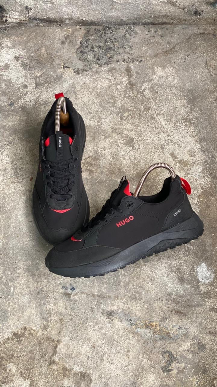 HUGO BOSS CLASICO NEGRO ROJO