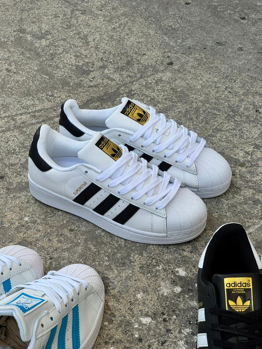 ADIDAS SUPER STAR CLASICO BLANCO NEGRO