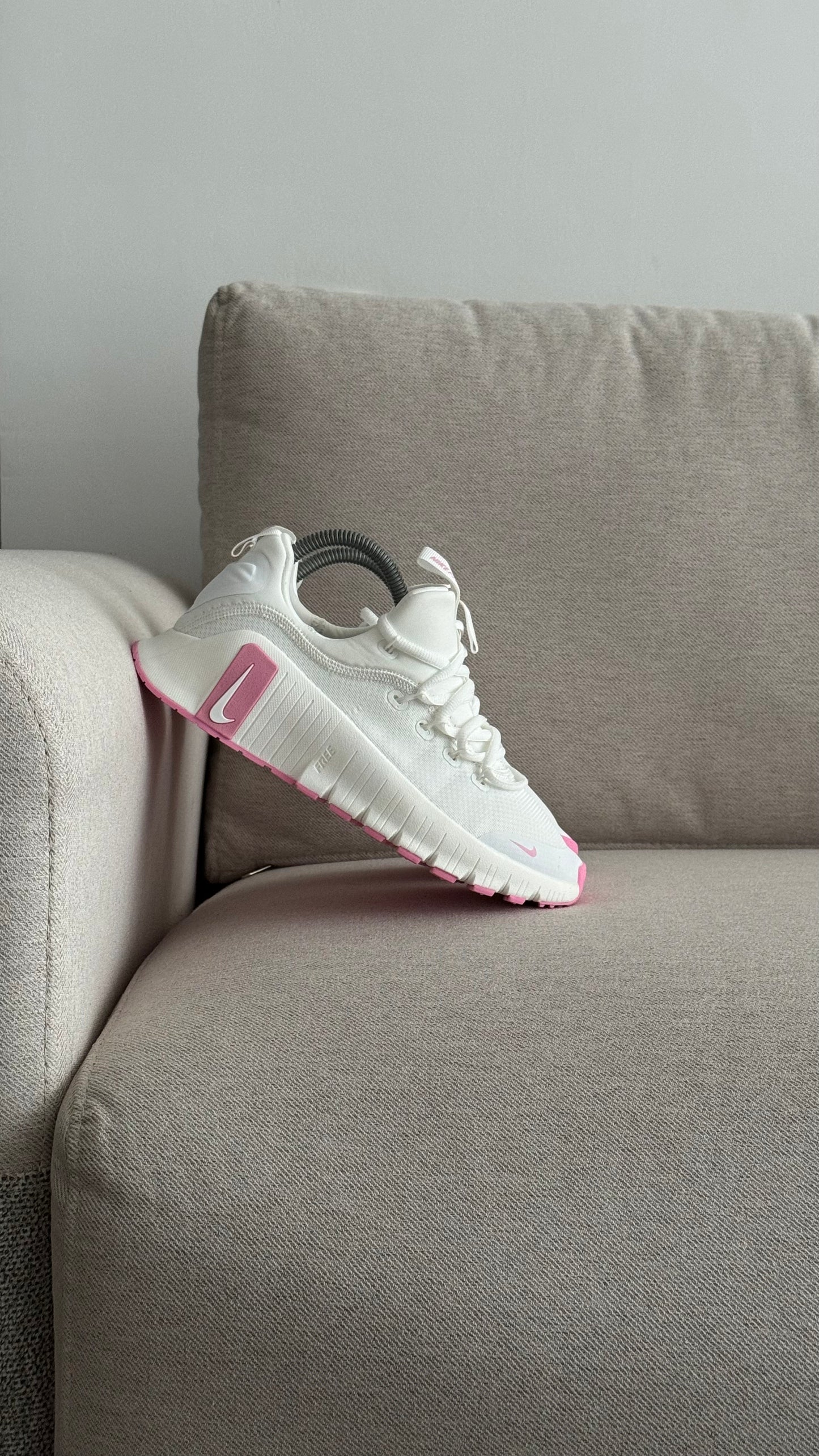 NIKE FREECOM BLANCO ROSA