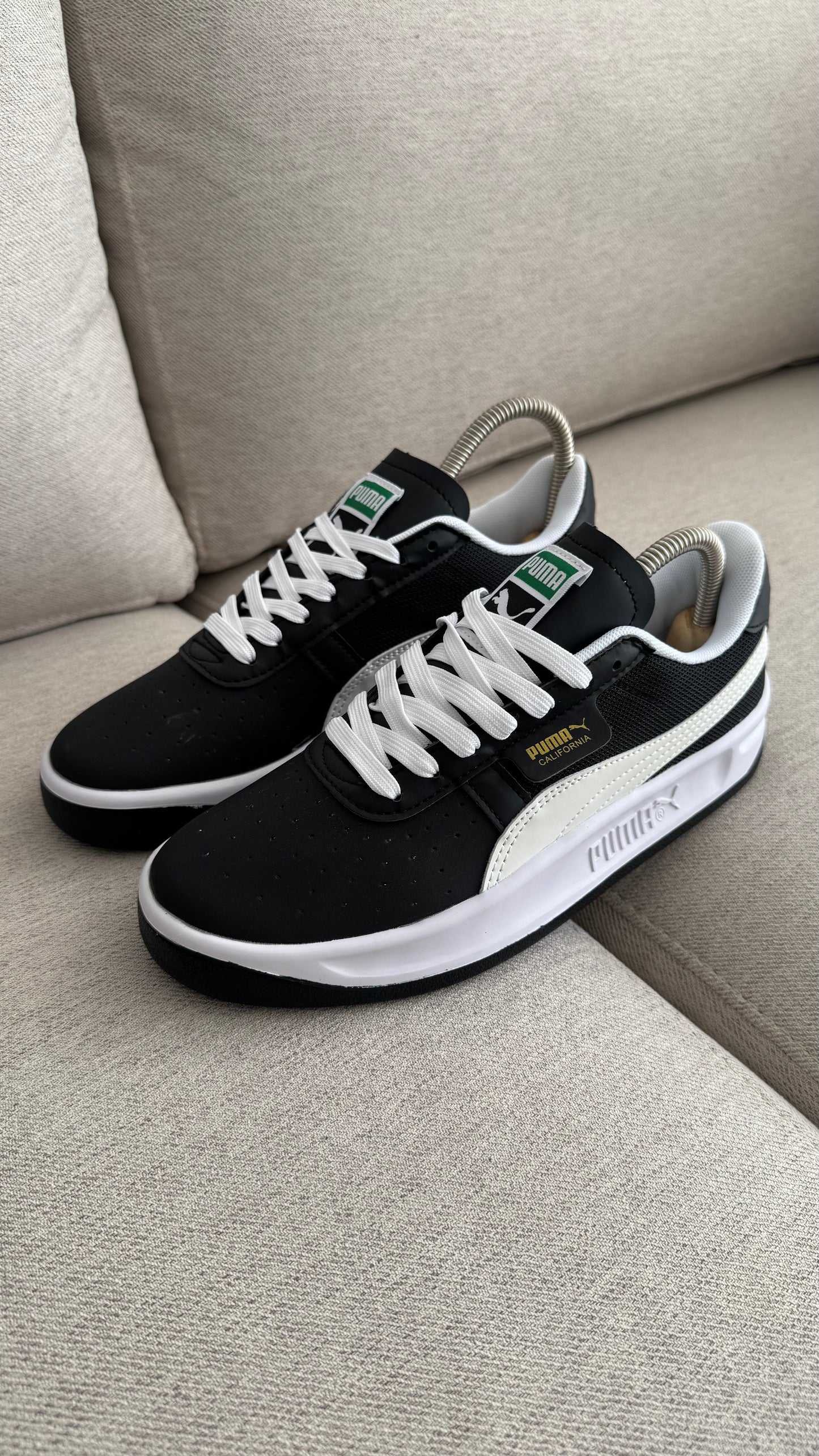 PUMA CALIFORNIA NEGRO BLANCO
