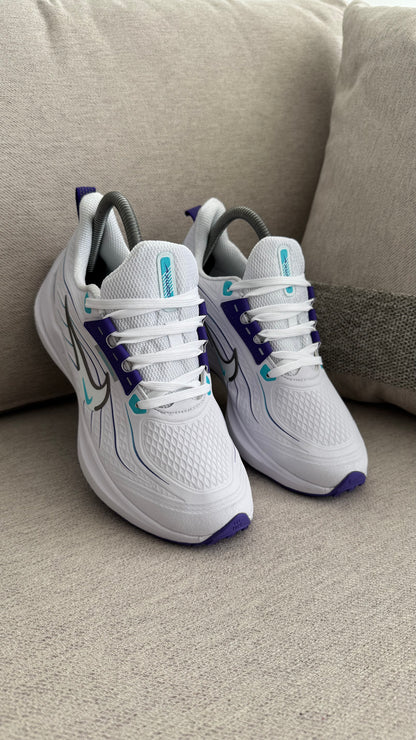 NIKE DOBLE CHULO BLANCO MORADO