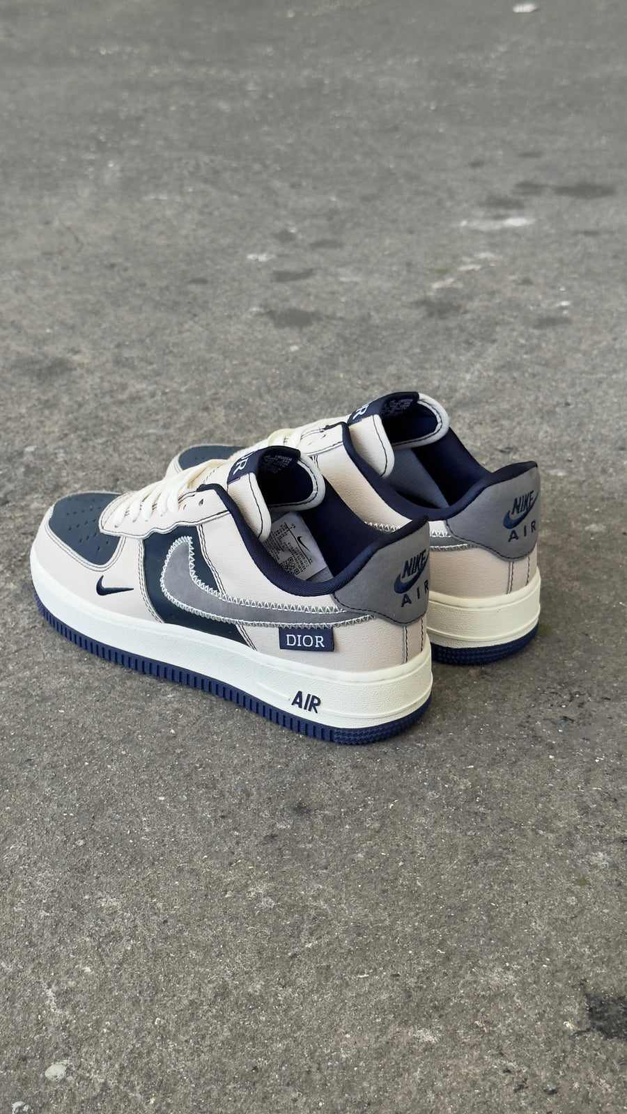 AF1 DIOR BLANCO AZUL