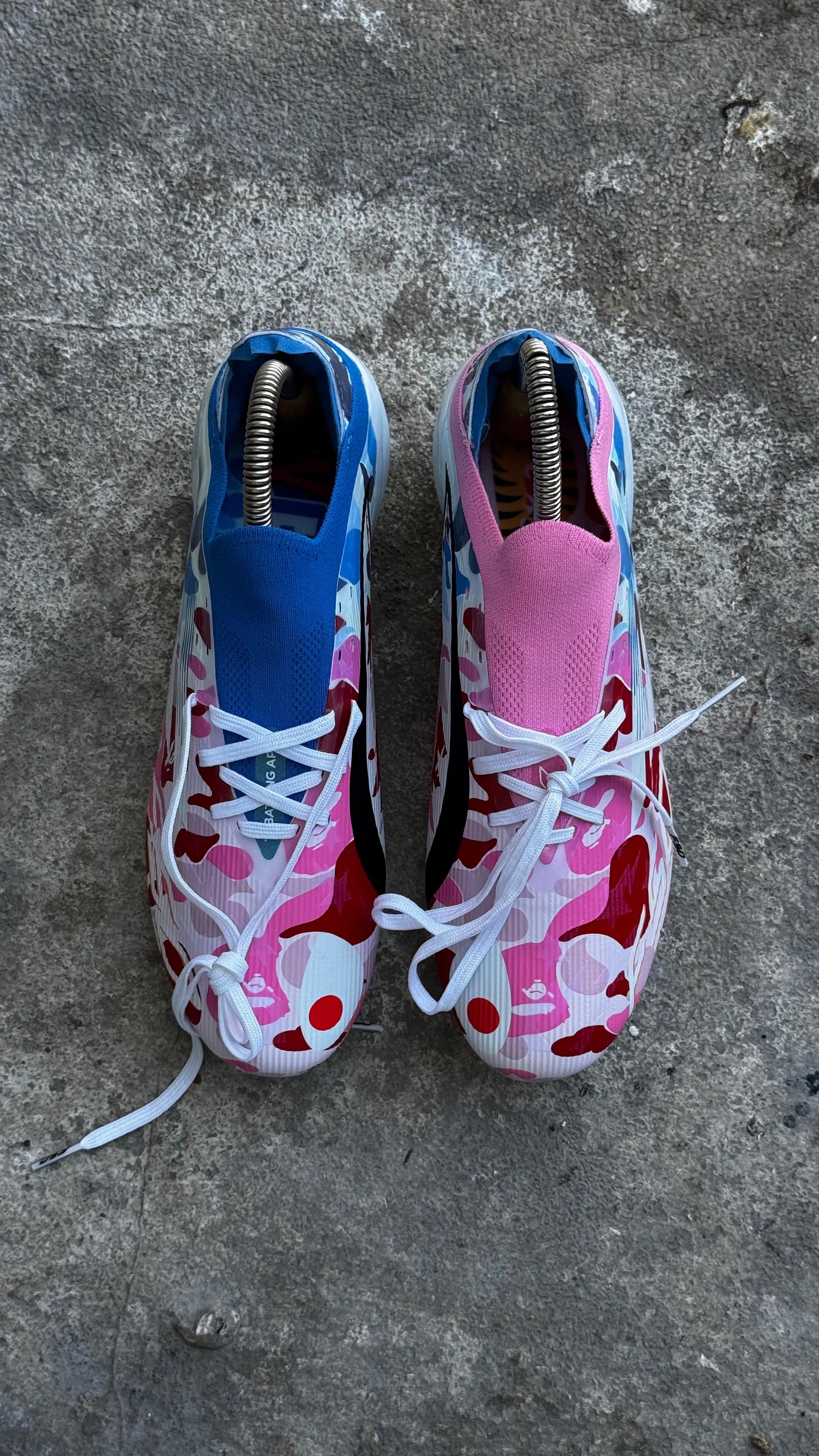 ADIDAS GUAYO F50 BLANCO ROSA AZUL