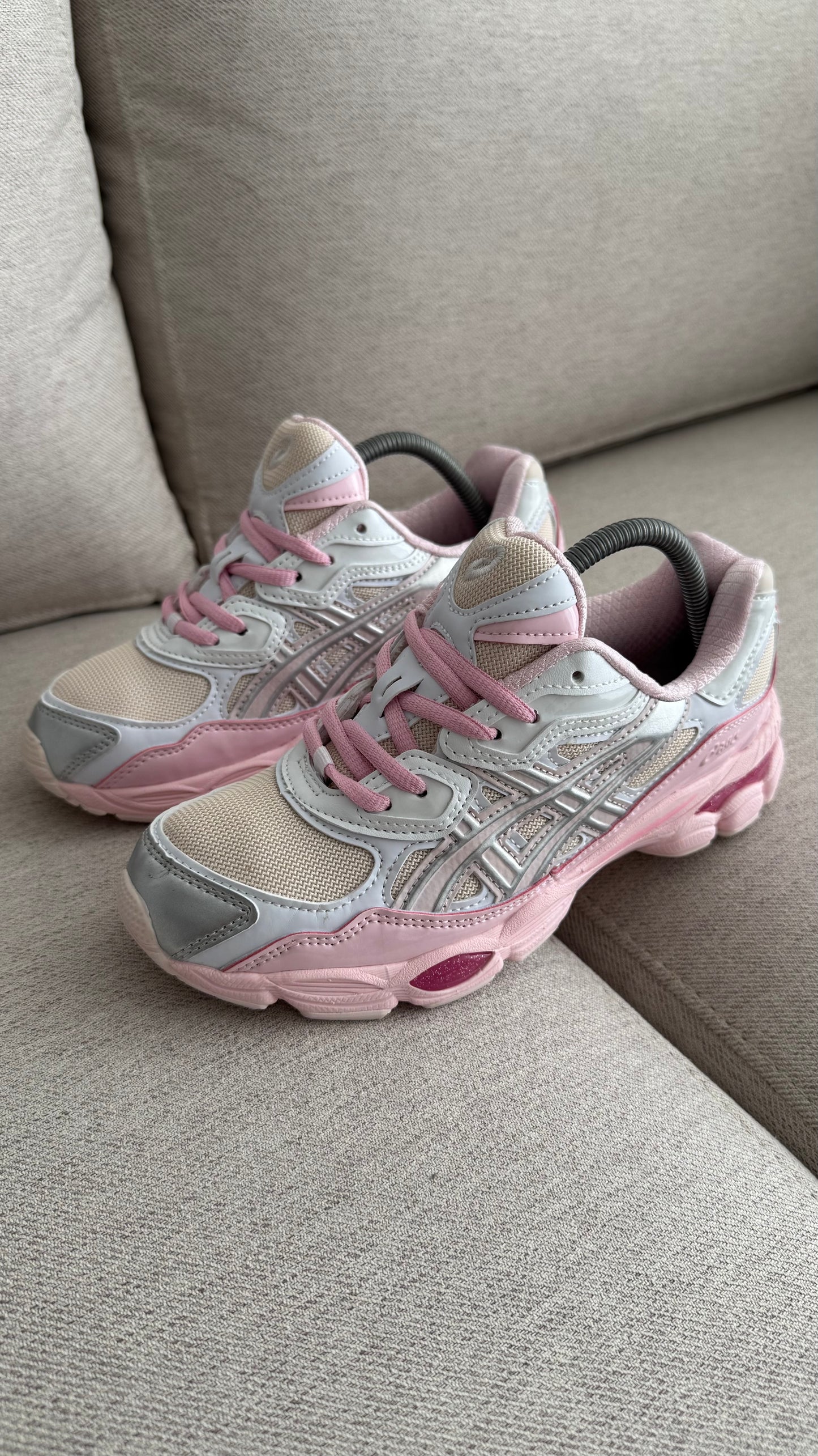 ASICS GRIS ROSA