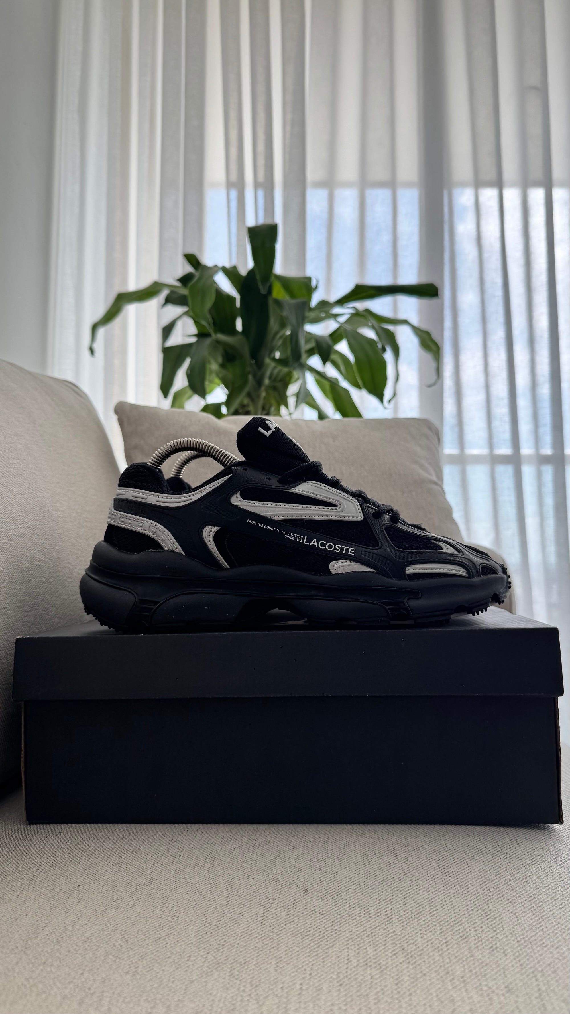 LACOSTE LC005 NEGRO PLATA PROMO