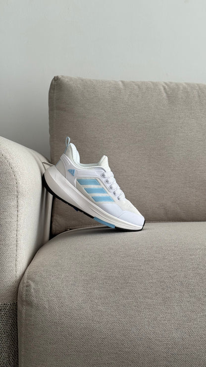 ADIDAS BOUNCE BLANCO AZUL NIÑO