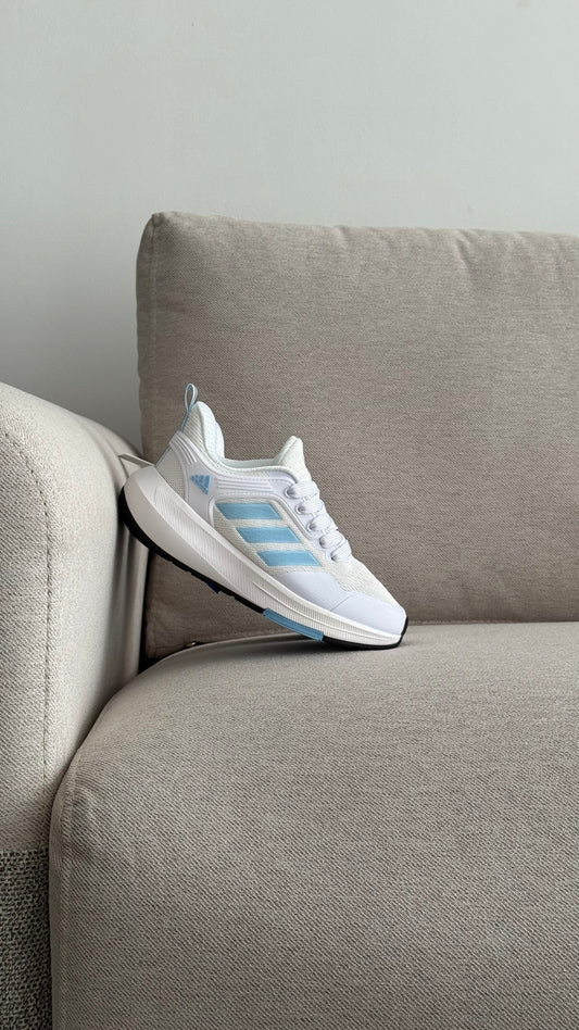 ADIDAS BOUNCE BLANCO AZUL NIÑO