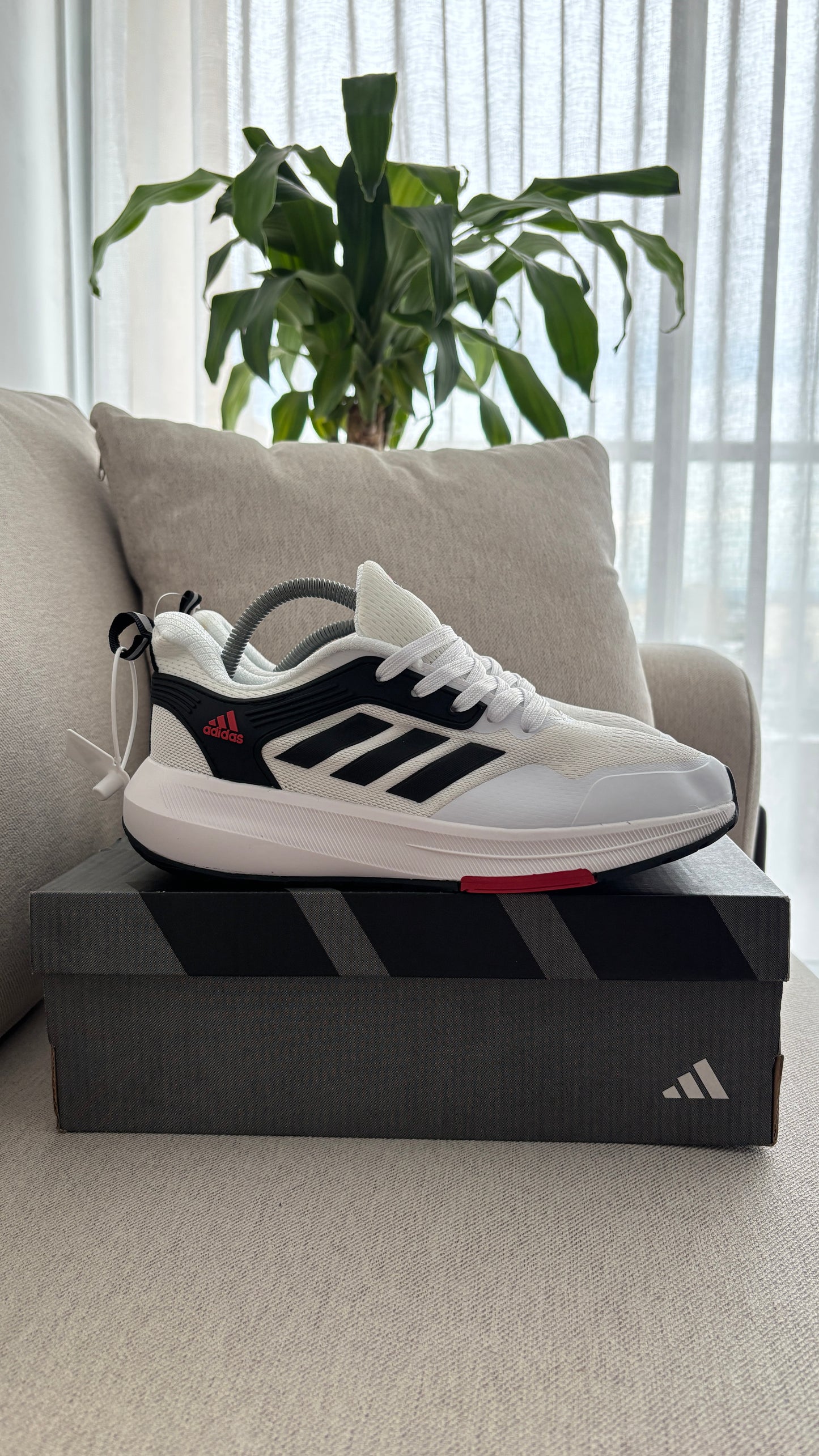 ADIDAS BOUNCE BLANCO NEGRO
