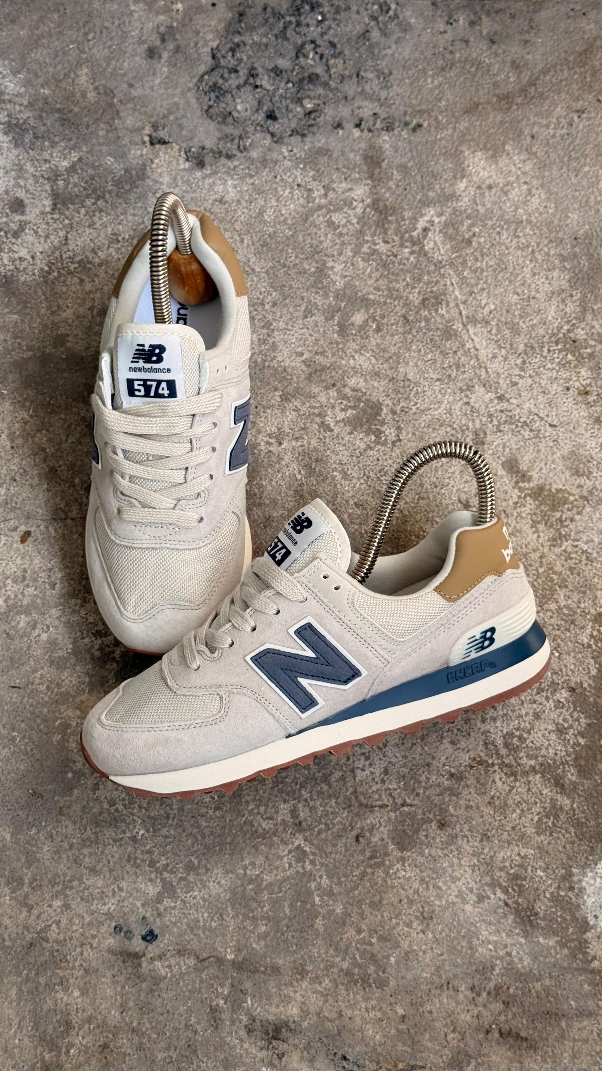 NEW BALANCE 574 GRIS AZUL TURQUIS