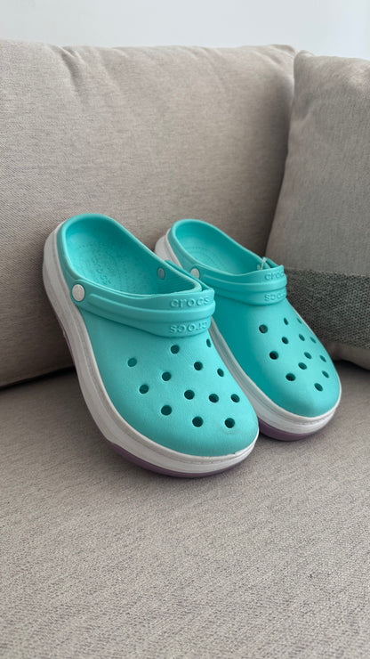 CROCS AZUL AGUA MARINA MORADO