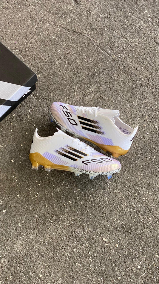 ADIDAS GUAYO F50 NIÑO DORADO