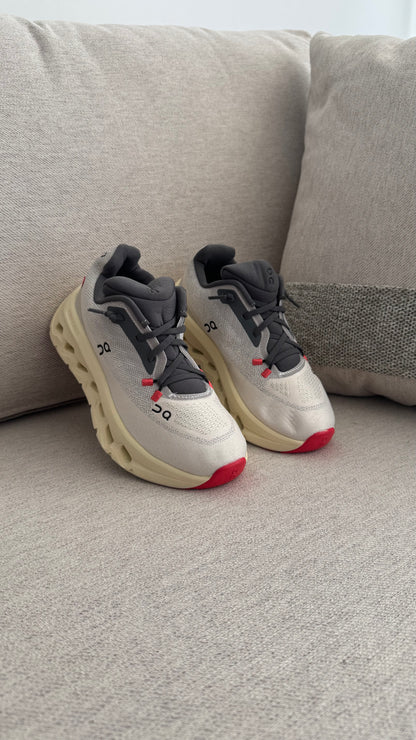 ON CLOUDTEC BEIGE GRIS NIÑOS