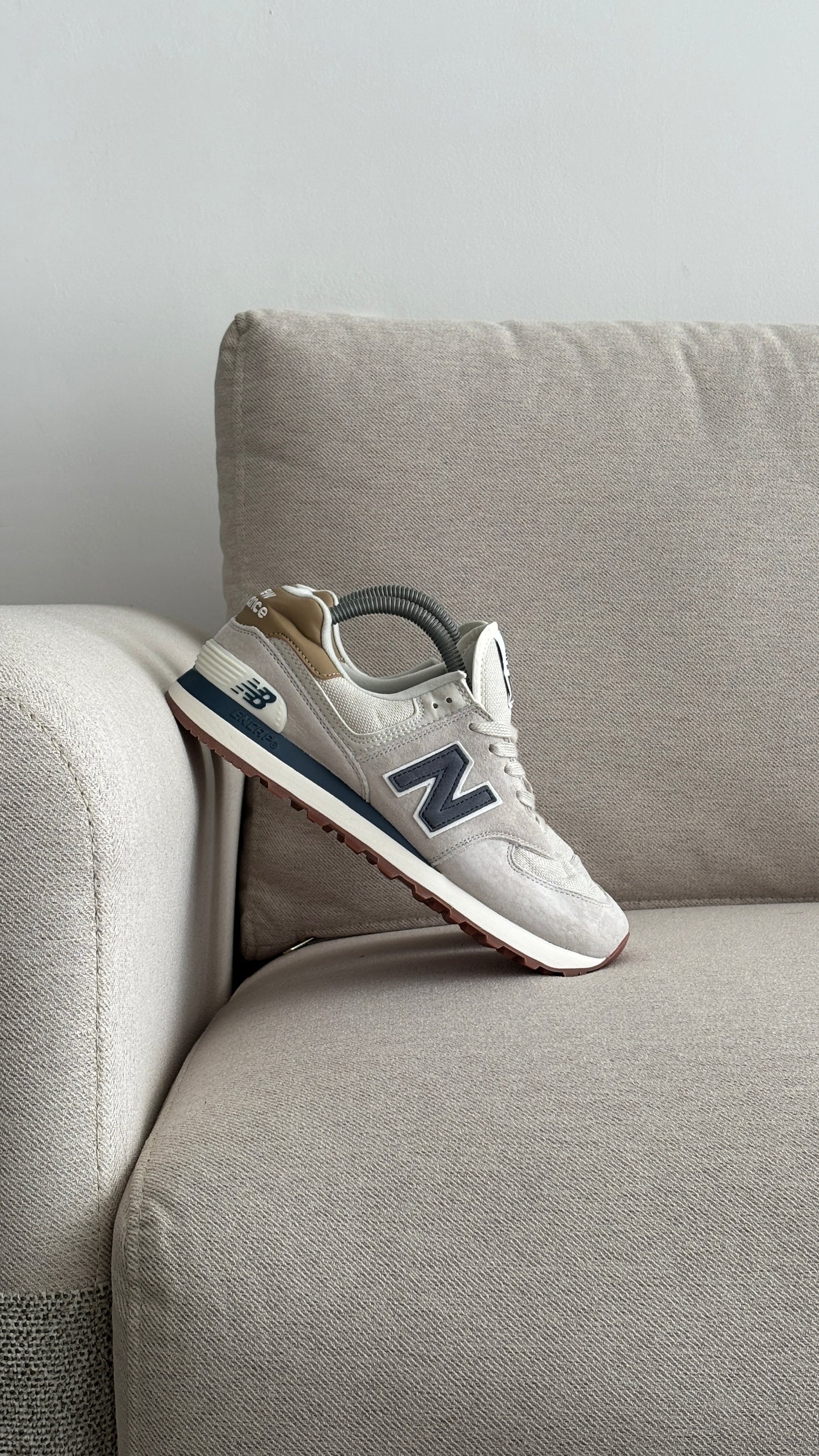 NEW BALANCE 574 GRIS AZUL TURQUIS