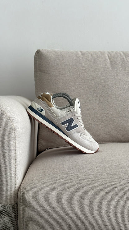 NEW BALANCE 574 GRIS AZUL TURQUIS