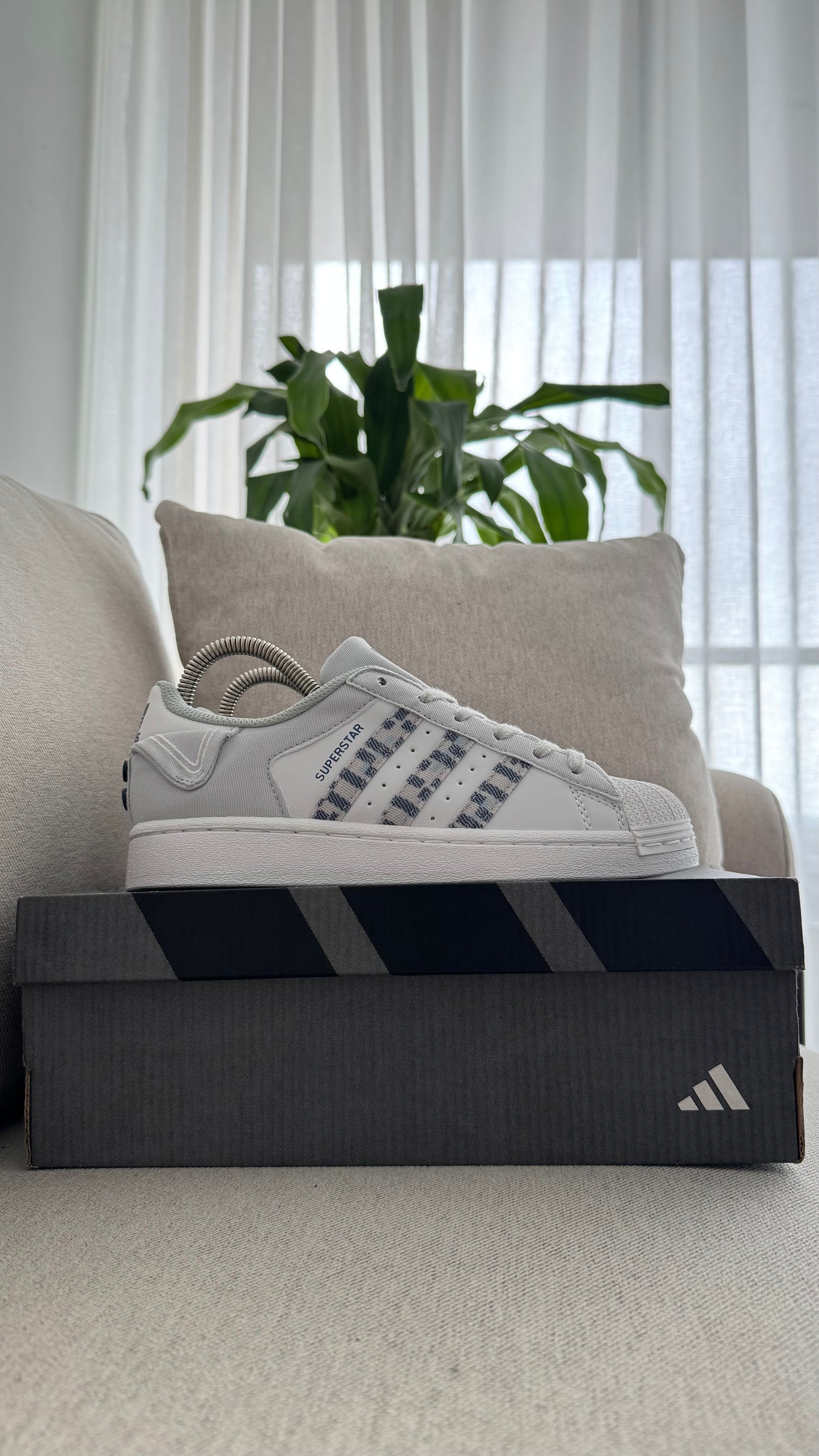 ADIDAS SUPER STAR BLANCO VERDE CAMUFLADO