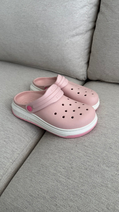CROCS NIÑA ROSADO
