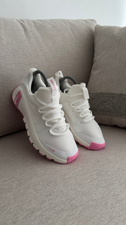 NIKE FREECOM BLANCO ROSA