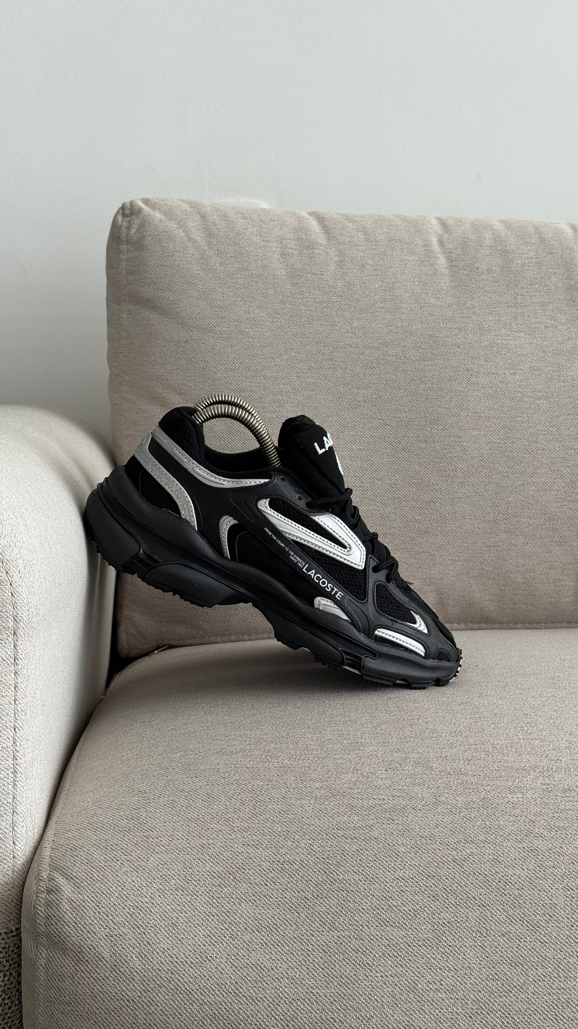 LACOSTE LC005 NEGRO PLATA PROMO