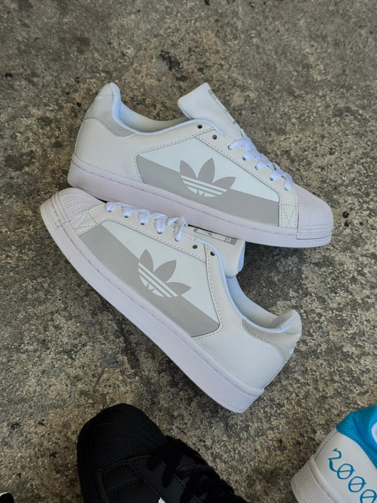 ADIDAS SUPER STAR BLANCO GRIS