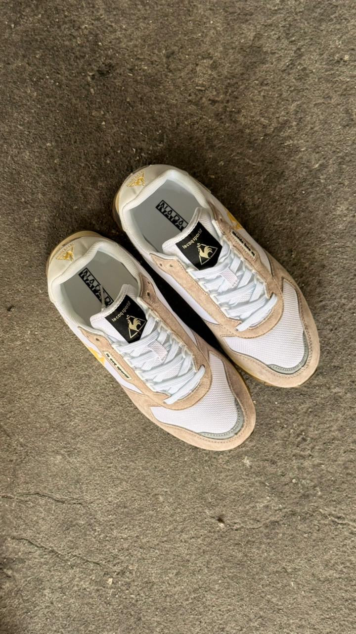 LECOP TENIS BEIGE BLANCO