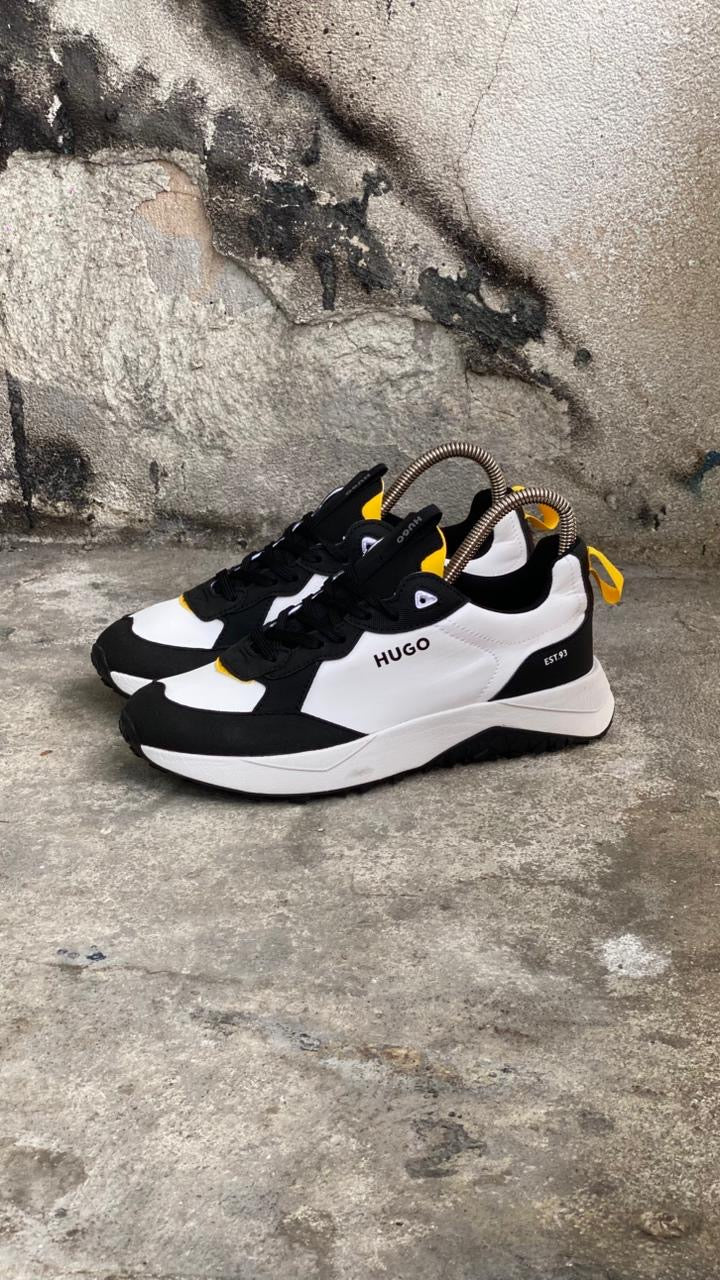 HUGO BOSS CLASICO BLANCO AMARILLO