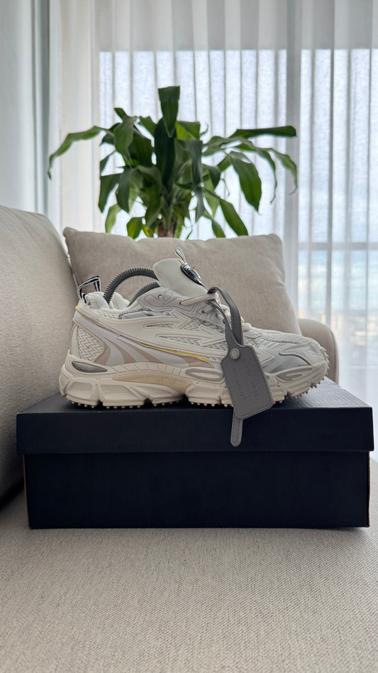 OFF WHITE TENIS BLANCO BEIGE