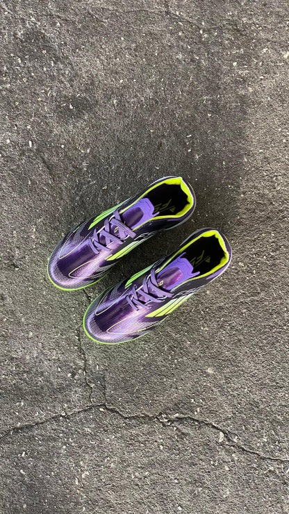 ADIDAS GUAYO F50 NIÑO NEGRO VERDE