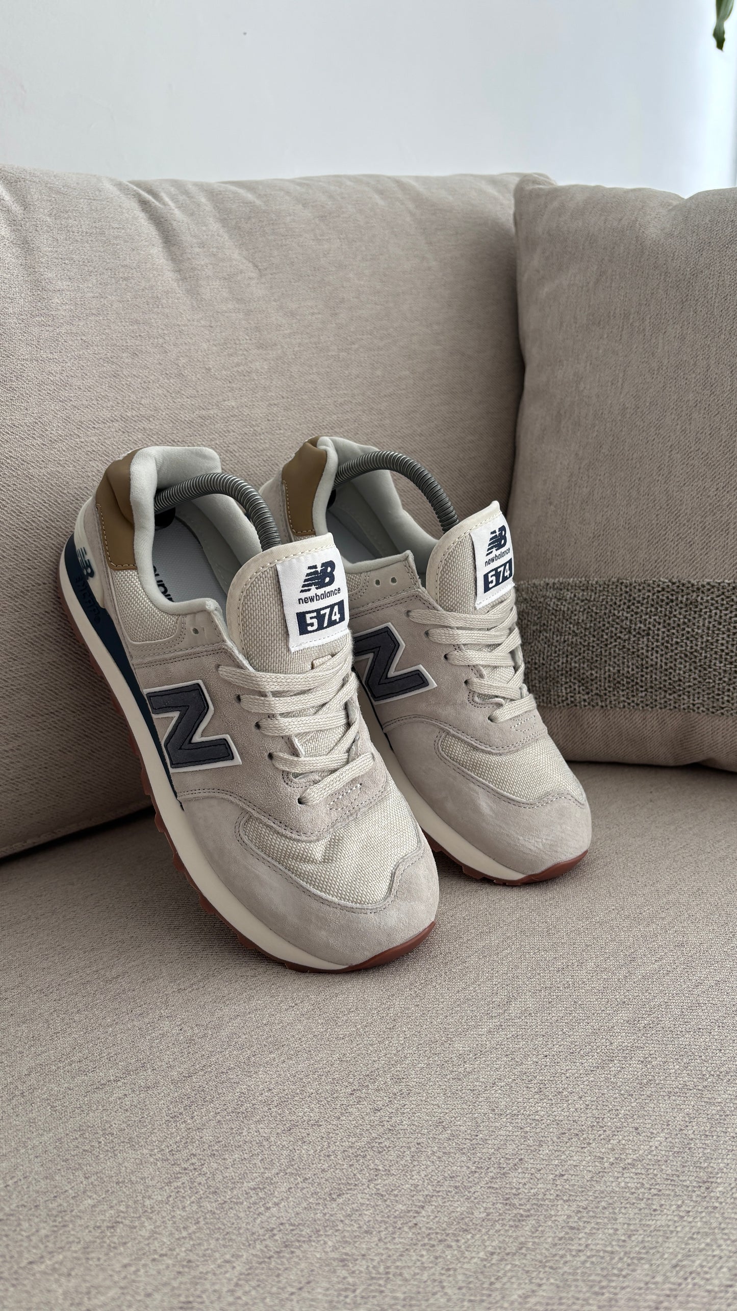 NEW BALANCE 574 GRIS AZUL TURQUIS
