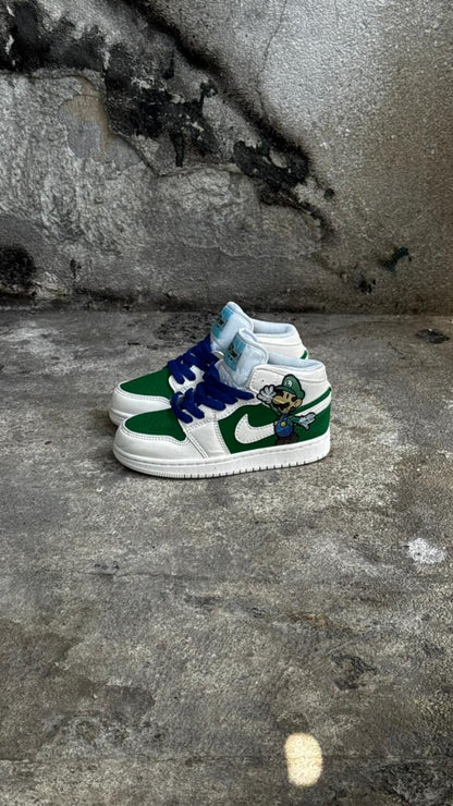 JORDAN RETRO 1 LUIGI VERDE NIÑOS