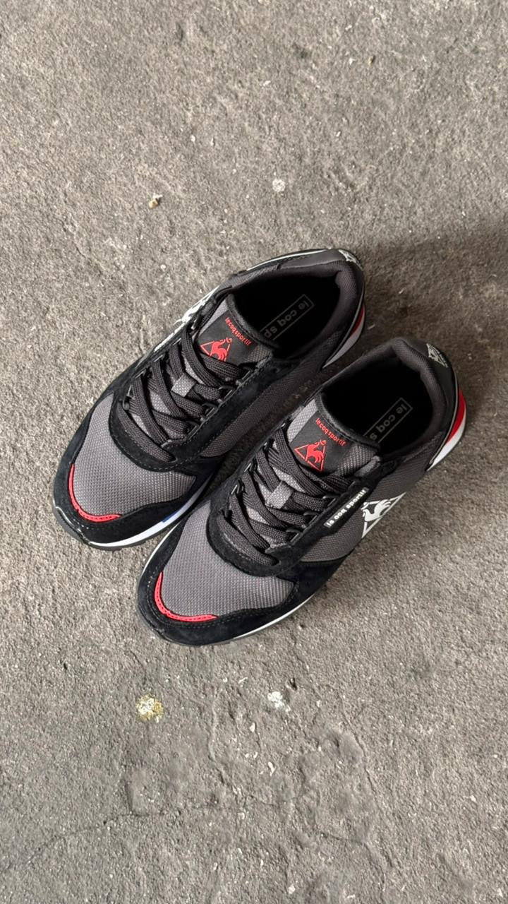 LECOP TENIS NEGRO BLANCO ROJO