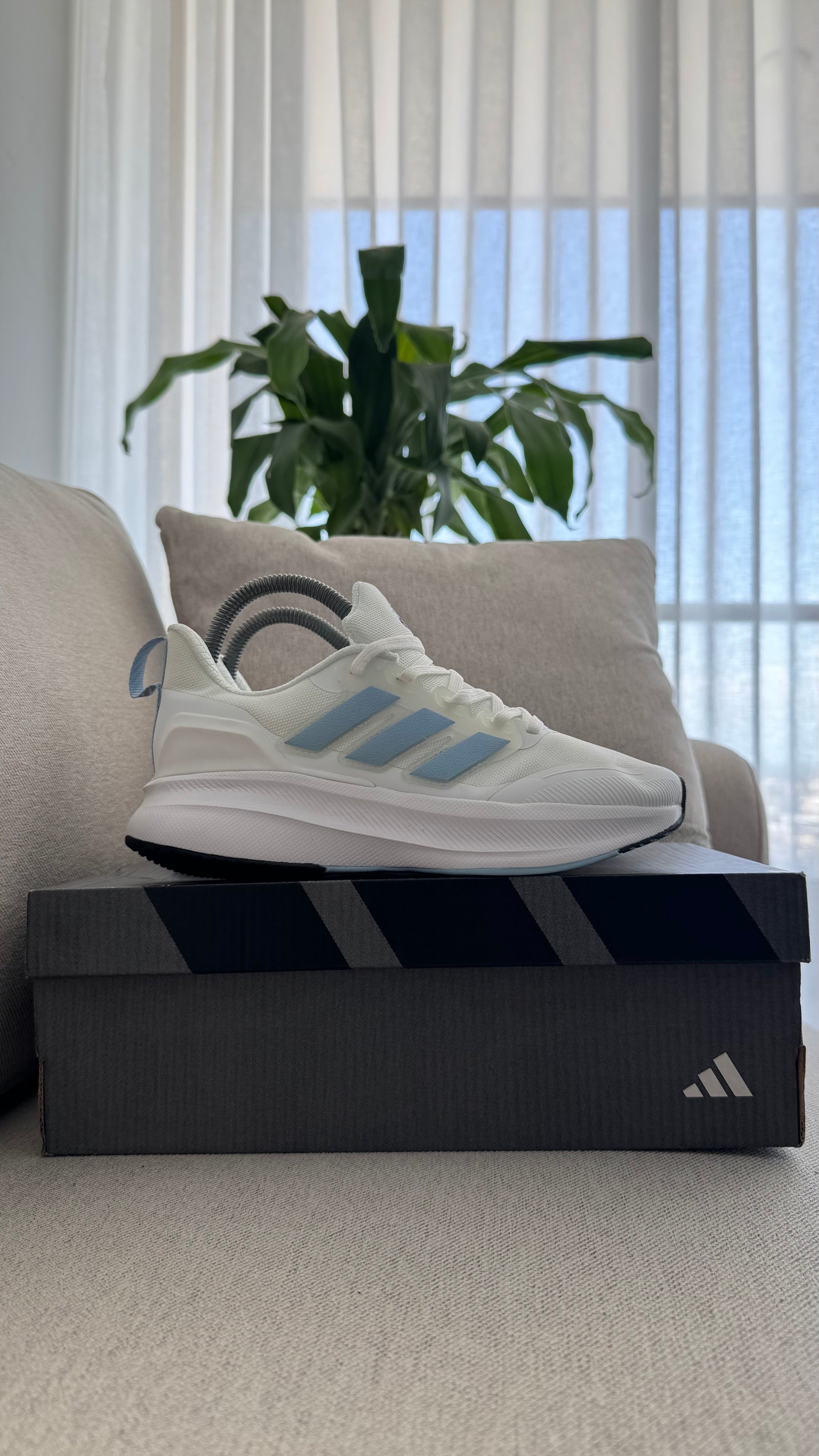 ADIDAS RUNNING BLANCO AZUL PROMO