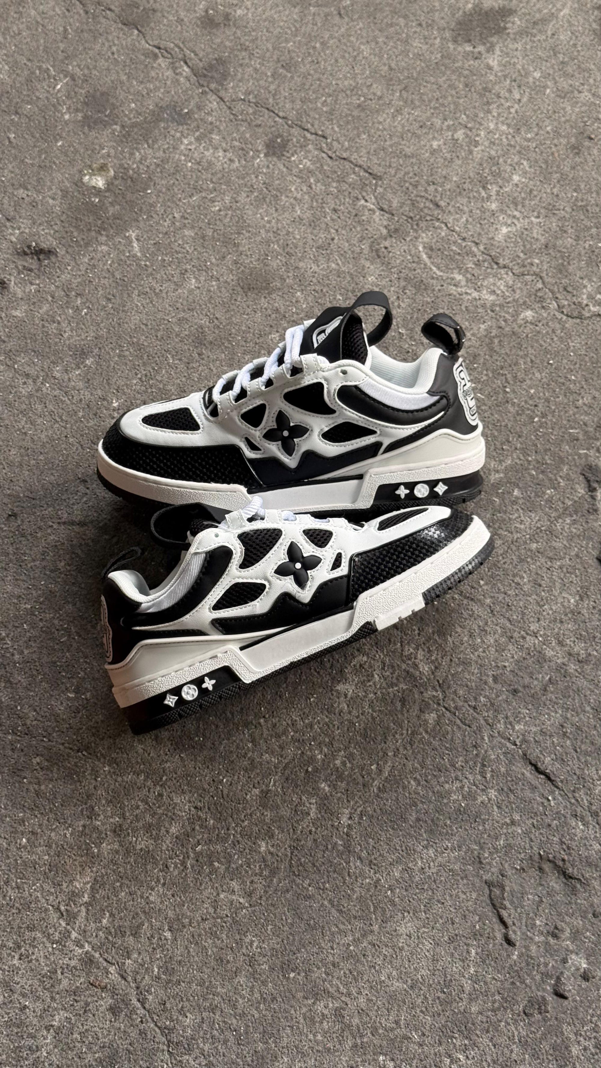 LOUIS VUITTON SKATE NEGRO CON BLANCO