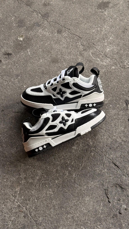 LOUIS VUITTON SKATE NEGRO CON BLANCO