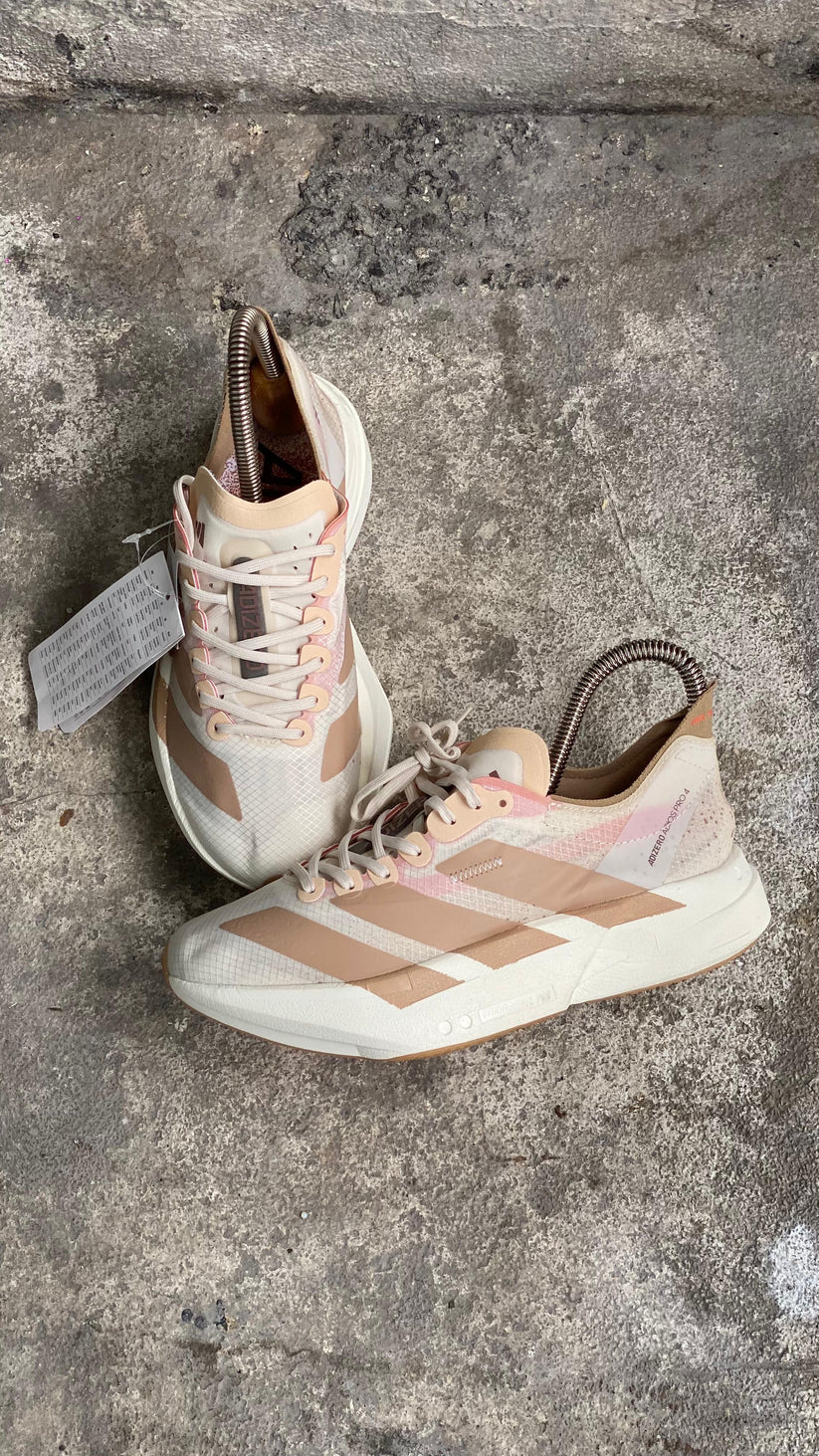 ADIDAS ADIZERO BLANCO BEIGE