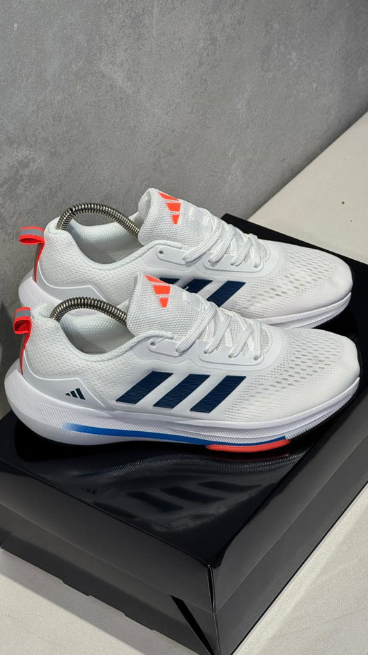 ADIDAS EQ22 BLANCO AZUL NARANJA