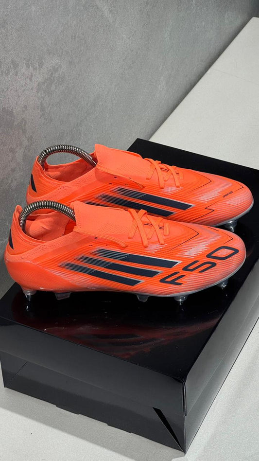 ADIDAS GUAYO F50 NARANJA TACHE PLATA
