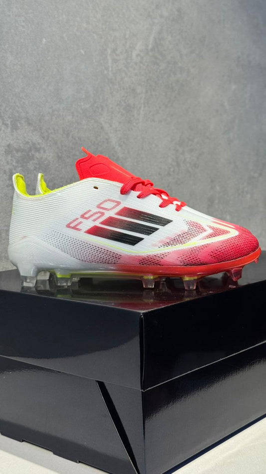 ADIDAS GUAYO F50 NIÑO BLANCO ROJO VERDE