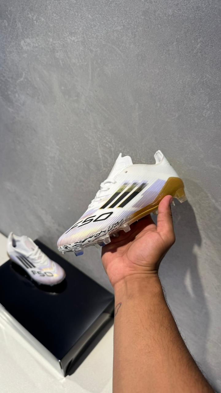 ADIDAS GUAYO F50 NIÑO DORADO