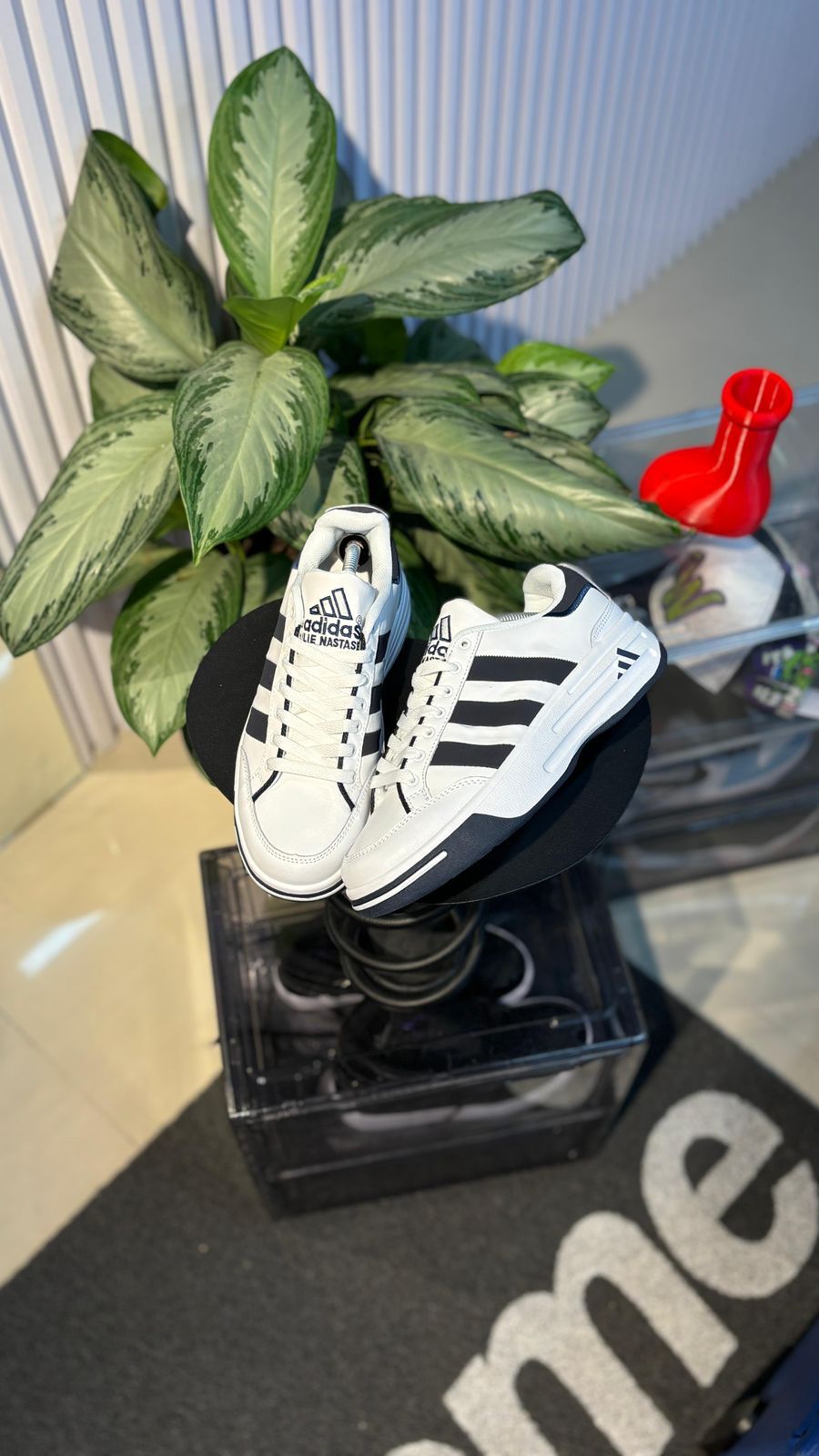 ADIDAS NASTASE BLANCO NEGRO